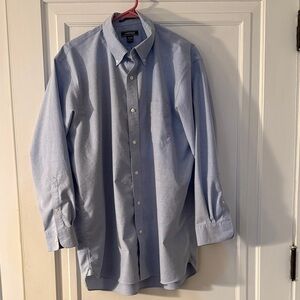 Lands' End Light Blue Men's Casual Shirt